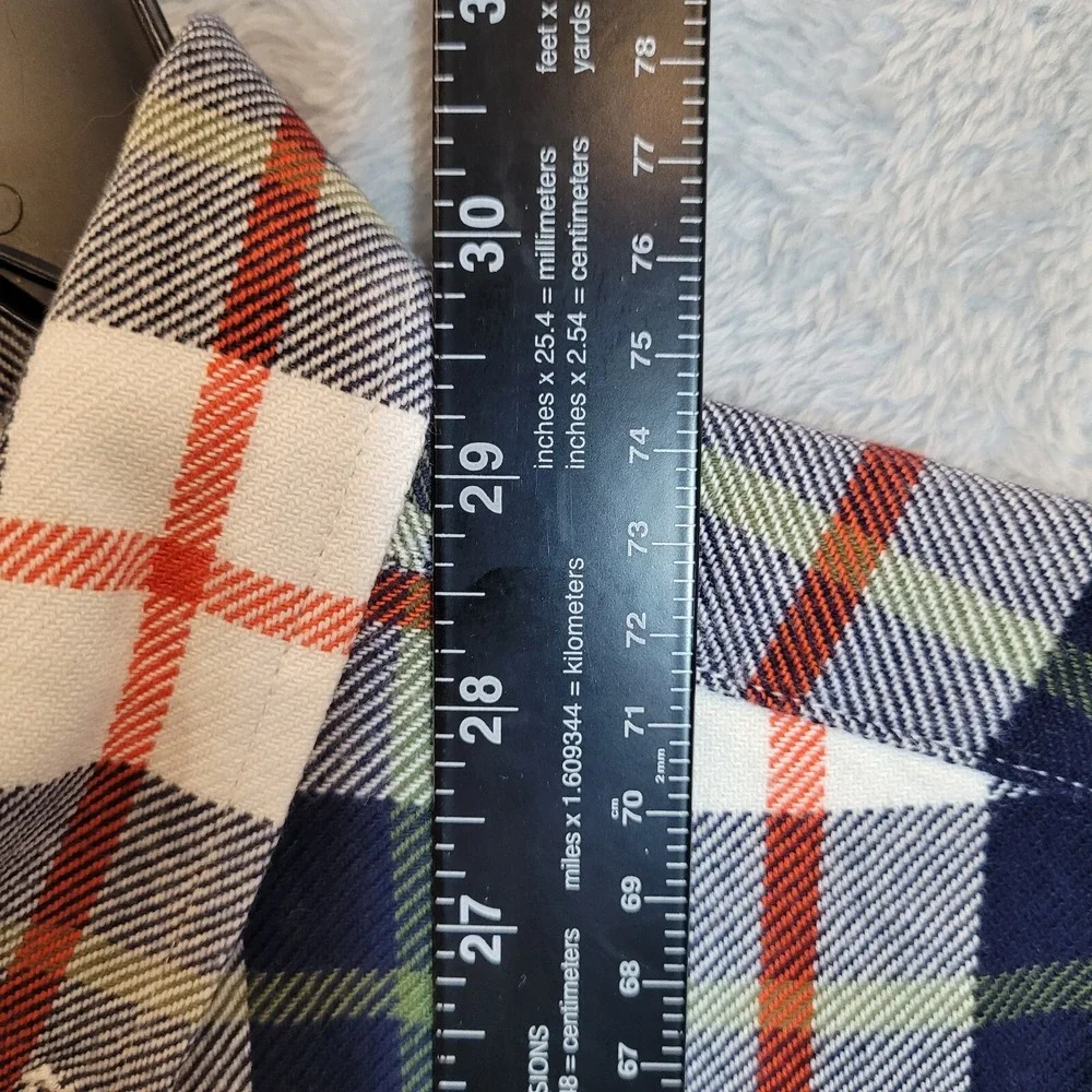 Vineyard Vines Flannel Shirt Men's Medium Plaid Long Sleeve Cotton
